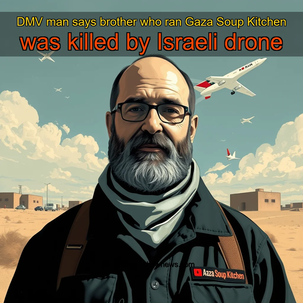 You are currently viewing DMV man says brother who ran Gaza Soup Kitchen was killed by Israeli drone