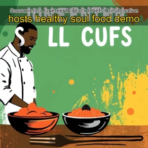 Read more about the article Sacramento Juneteenth Black Chefs Collaborative hosts healthy soul food demo