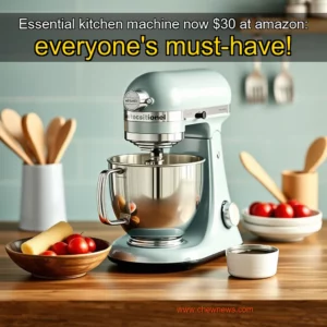 Read more about the article Essential kitchen machine now $30 at amazon: everyone’s must-have!