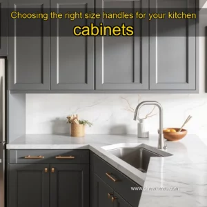 Read more about the article Choosing the right size handles for your kitchen cabinets