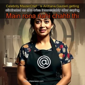 Artistic representation for Celebrity MasterChef : Is Archana Gautam getting eliminated as she cries inconsolably after saying Main rona nahi chahti thi