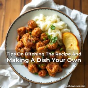 Artistic representation for Tips On Ditching The Recipe And Making A Dish Your Own