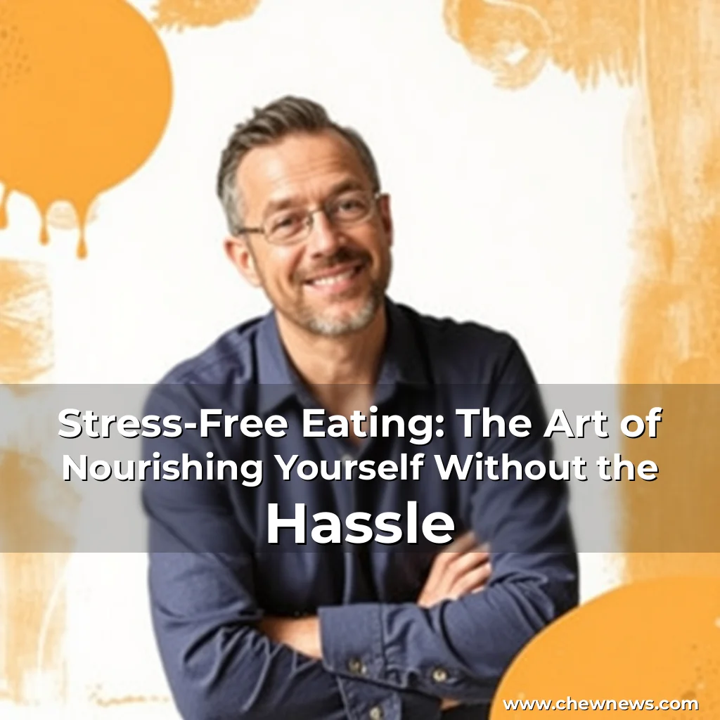 Read more about the article Stress-Free Eating: The Art of Nourishing Yourself Without the Hassle