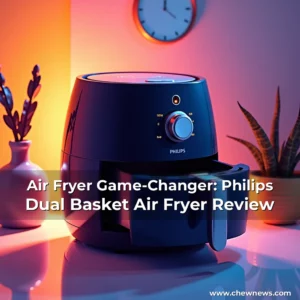 Artistic representation for Air Fryer Game-Changer: Philips Dual Basket Air Fryer Review