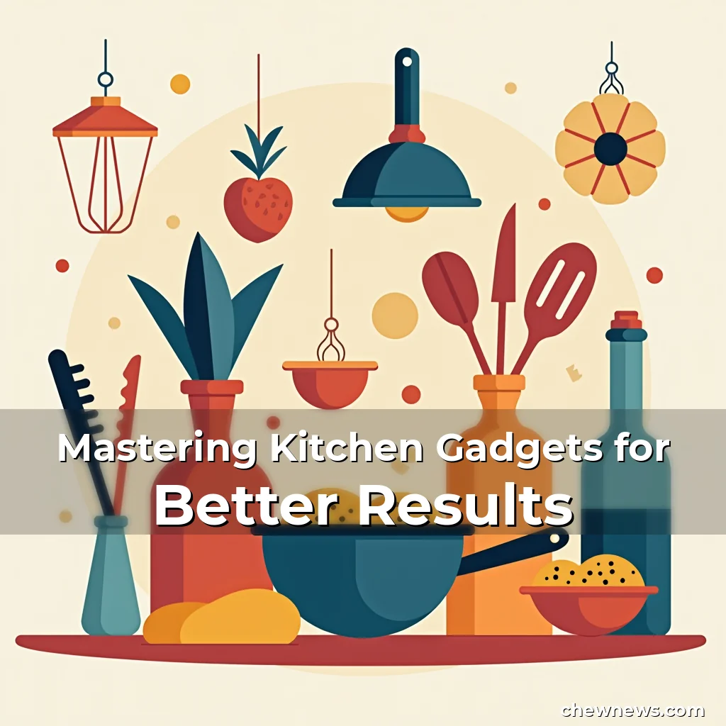 Read more about the article Mastering Kitchen Gadgets for Better Results