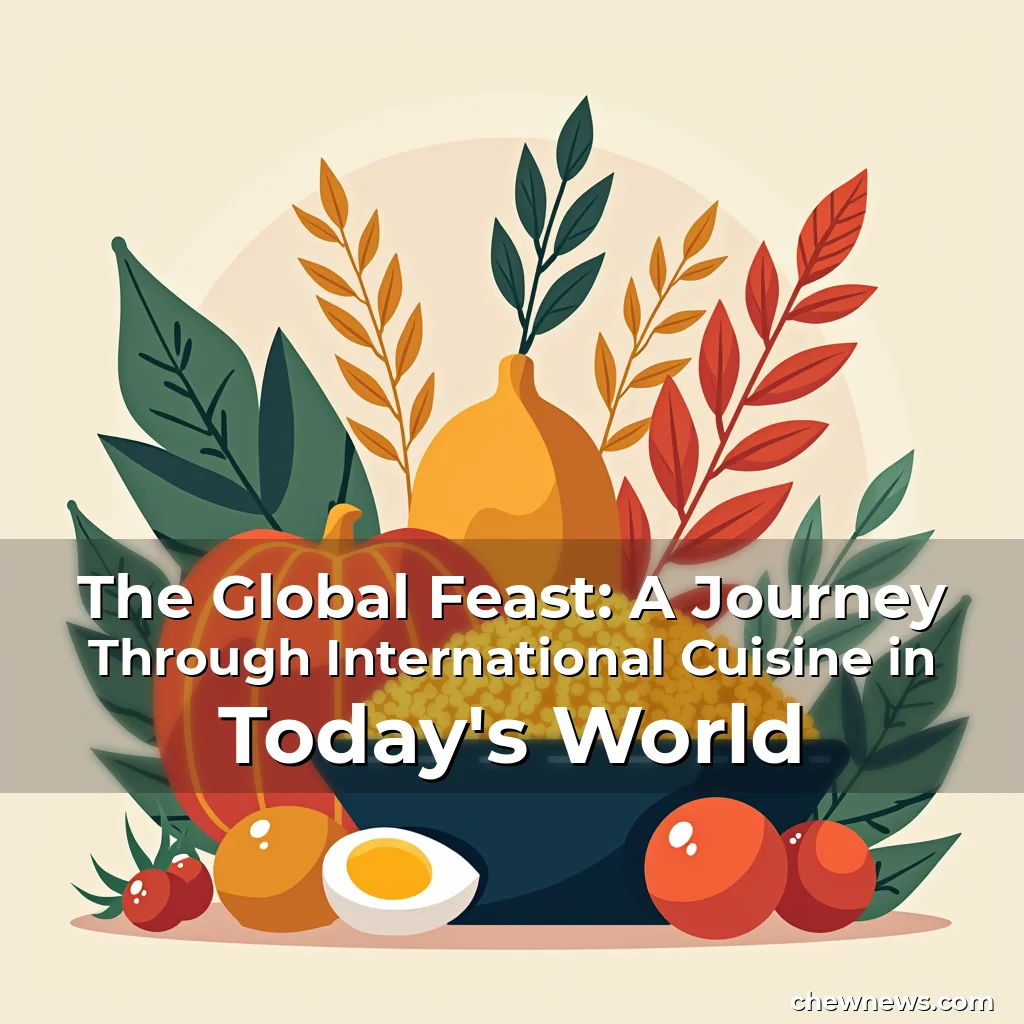 Read more about the article The Global Feast: A Journey Through International Cuisine in Today’s World